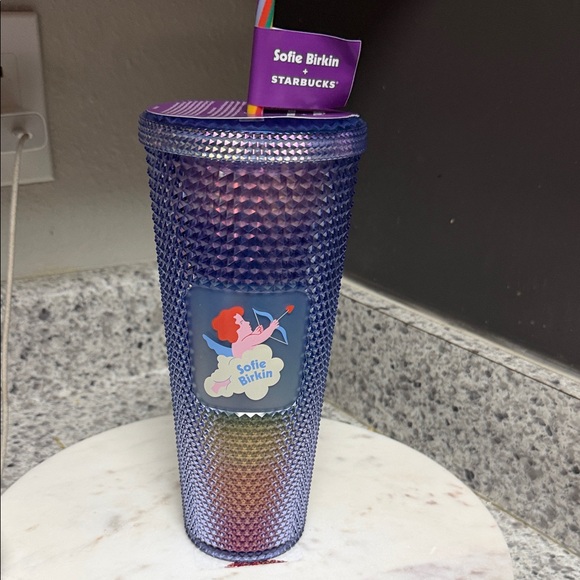 Starbucks Other - Starbucks Sofie Birkin Textured Blue Tumbler